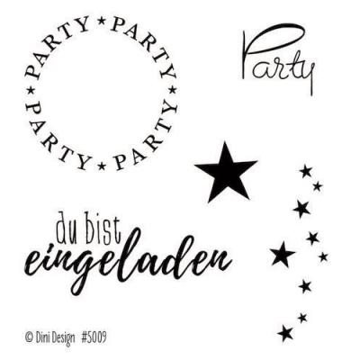 Dini Design Clear Stamps deutsch - Party